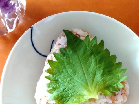 おかかと大葉のおにぎりꕤ୭*